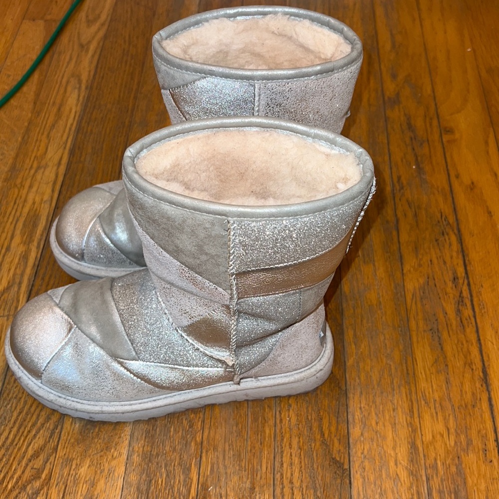 Ugg Boots Silver Patchwork - image 2